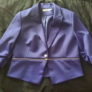 Purple and silver XL Rickis blazer